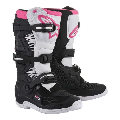 Alpinestars Stövel Stella Tech 3 Svart/Vit/Rosa 39 Alpinestars Stövel Stella Tech 3 Svart/Vit/Rosa 39