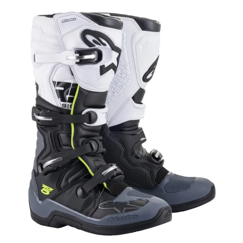 Alpinestars Stövel Tech 5 Svart/Vit/Grå 44,5 (10) Alpinestars Stövel Tech 5 Svart/Vit/Grå 44,5 (10)