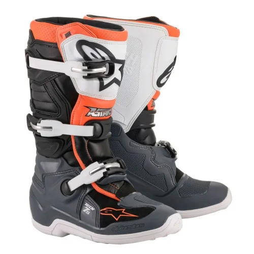 Alpinestars Stövel Tech 7s junior Sv/Grå/Vit/Or 40,5 (7) Alpinestars Stövel Tech 7s junior Sv/Grå/Vit/Or 40,5 (7)