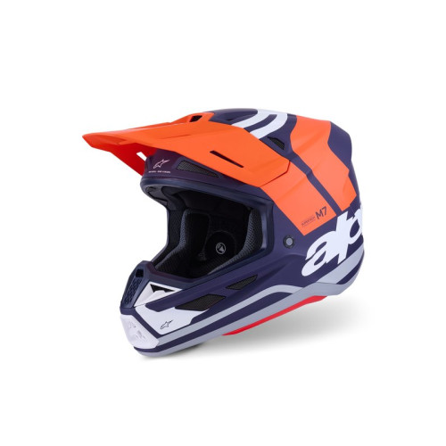 Alpinestars Hjälm S-M7 Core Orange/Blå 2XL