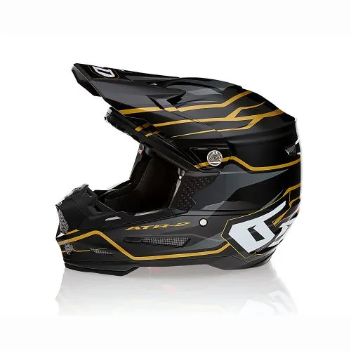 6D ATR-2 Phase Hjälm, Black/Gold, 2XL 6D ATR-2 Phase Hjälm, Black/Gold, 2XL