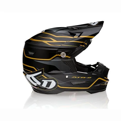 6D ATR-2 Phase Hjälm, Black/Gold, 2XL 6D ATR-2 Phase Hjälm, Black/Gold, 2XL