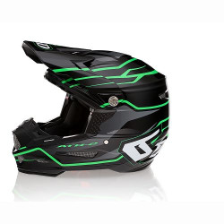 6D ATR-2 Phase Hjälm, Black/Green, L 6D ATR-2 Phase Hjälm, Black/Green, L