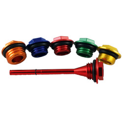 Holeshot, Olje lock Eloxerad, RÖD, Honda 02-20 CRF450R, 05-16 CRF450X, 04-17 CRF250R, 04-16 CRF250X