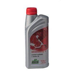 Rock Oil, Strawberry 2-takts olja, 1L (scooter/cross)