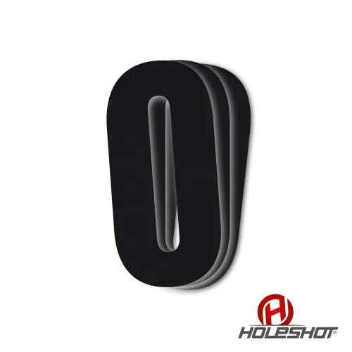 Holeshot, Siffror 10st, 11 X 5 cm, 0, SVART Holeshot, Siffror 10st, 11 X 5 cm, 0, SVART