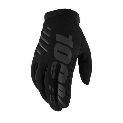 100%, 100%, BRISKER HANDSKAR, BARN, XL, SVART
