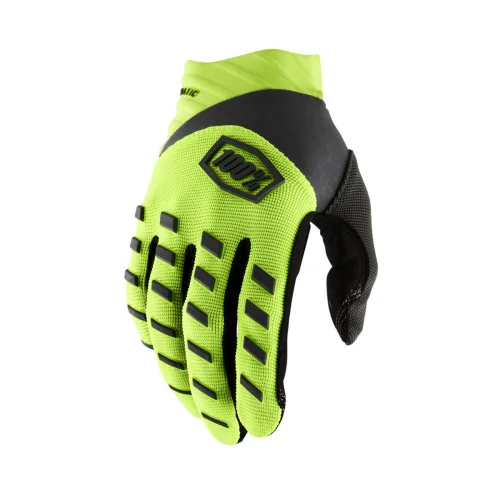 100%, AIRMATIC Handskar, BARN, L, NEON SVART GUL 100%, AIRMATIC Handskar, BARN, L, NEON SVART GUL