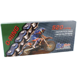 CZ Chains, Kedja ORM, 118 Länkar, O-ring,, 520
