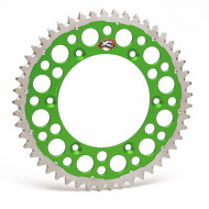 Renthal, Bakdrev, 520, 50, GRÖN, Kawasaki 07-12 KLX450, 19-25 KX450, 06-18 KX450F, 24-25 KX450X, 87-08 KX250, 19-25 KX250, 04-18 KX250F, 24-25 KX250X, 85-08 KX125, 86-03 KDX200, 97-03 KDX220, 87-03 KX500, Suzuki 04-06 RM-Z250