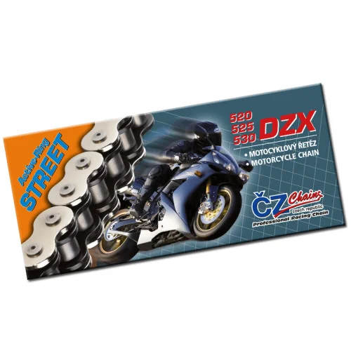 CZ Chains, Kedja, 120 Länkar, X-Ring, DZX, STREET, 525 CZ Chains, Kedja, 120 Länkar, X-Ring, DZX, STREET, 525
