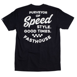 Fasthouse, Enfield Tee, VUXEN, XL, SVART Fasthouse, Enfield Tee, VUXEN, XL, SVART