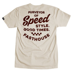 Fasthouse, Enfield Tee, Sand, VUXEN, S Fasthouse, Enfield Tee, Sand, VUXEN, S