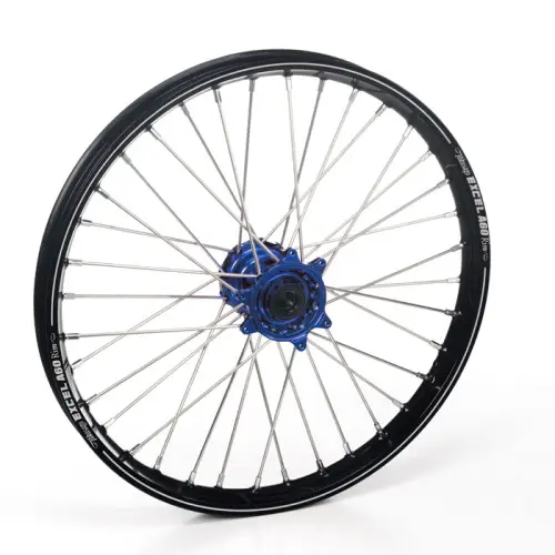 Haan Wheels, Komplett Hjul A60, 1,60, 21", FRAM, SVART BLÅ, Yamaha 03-13 YZ450F, 93-25 YZ250, 01-13 YZ250F, 93-25 YZ125, FANTIC 22-25 XX 250, 22-25 XE 125/XX 125 Haan Wheels, Komplett Hjul A60, 1,60, 21", FRAM, SVART BLÅ, Yamaha 03-13 YZ450F, 93-25 YZ250, 01-13 YZ250F, 93-25 YZ125, FANTIC 22-25 XX 250, 22-25 XE 125/XX 125