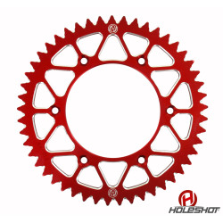 Holeshot, Bakdrev Alu, 520, 49, RÖD, Honda 02-25 CRF450R, 05-18 CRF450X, 78-07 CR250R, 04-25 CRF250R, 04-19 CRF250X, 84-04 XR250R, 79-07 CR125R, 87-01 CR500R, 96-04 XR400R, 87-99 XR600R, 00-16 XR650R, BETA 13-14 RR 450 4T Enduro/RR 400 4T Enduro/RR 498 4T