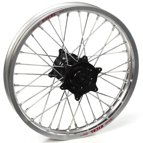 Haan Wheels, Komplett Hjul, 2,15, 19", BAK, SILVER SVART, Honda 02-12 CRF450R, 02-07 CR250R Haan Wheels, Komplett Hjul, 2,15, 19", BAK, SILVER SVART, Honda 02-12 CRF450R, 02-07 CR250R