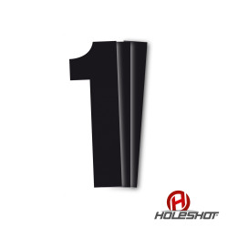 Holeshot, Siffror 10st, 11 X 5 cm, 1, SVART