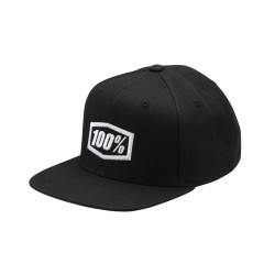 100%, ESSENTIAL Snapback Hat, VUXEN, SVART