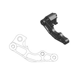 Moto-Master, Adapter till Flames Flytande 260mm skiva, Kawasaki 07-16 KLX450, 19-23 KX450, 06-16 KX450F, 06-08 KX250, 19-25 KX250, 06-16 KX250F, 24-25 KX250X, 06-08 KX125, Suzuki 05-16 RM-Z450, 01-07 DR-Z250, 06-10 RM250, 07-16 RM-Z250, 06-10 RM125