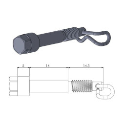 Moto-Master, Bromspinne, KTM 04-08 65 SX, 04-23 50 SX, 20-22 SX-E 5, Husqvarna 20-24 EE 5, 25 EE 5, 18-23 TC 50, 21 TC 50 Mini, 18-20 TC 50 MINI, GasGas 21-23 MC 50/MC-E 5