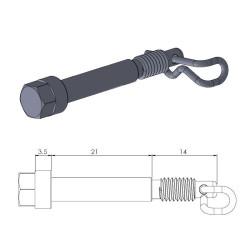 Moto-Master, Bromspinne, KTM 02-23 50 SX, 20-22 SX-E 5, Husqvarna 20-24 EE 5, 25 EE 5, 18-23 TC 50, 21 TC 50 Mini, 18-20 TC 50 MINI, GasGas 21-23 MC 50/MC-E 5