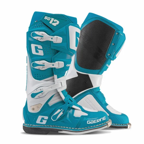Gaerne, SG-12 PORTOFINO, VUXEN, 44, CYAN VIT Gaerne, SG-12 PORTOFINO, VUXEN, 44, CYAN VIT