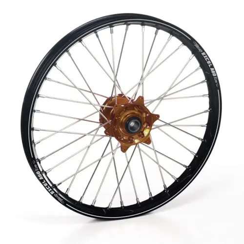 Haan Wheels, Komplett Hjul A60, 1,60, 21", FRAM, SVART BRONS, Kawasaki 06-18 KX450F, 06-08 KX250, 19-20 KX250, 06-18 KX250F, 06-08 KX125 Haan Wheels, Komplett Hjul A60, 1,60, 21", FRAM, SVART BRONS, Kawasaki 06-18 KX450F, 06-08 KX250, 19-20 KX250, 06-18 KX250F, 06-08 KX125