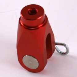 Holeshot, Stopp/Justering Bromspedal, RÖD, Honda 02-25 CRF450R, 18-19 CRF450RX, 05-18 CRF450X, 17 CRF-RX 450, 02-07 CR250R, 04-17 CRF250R, 04-18 CRF250X, 02-07 CR125R, 07-10 CRF150R, 13-14 CRF150R, 17-24 CRF150R