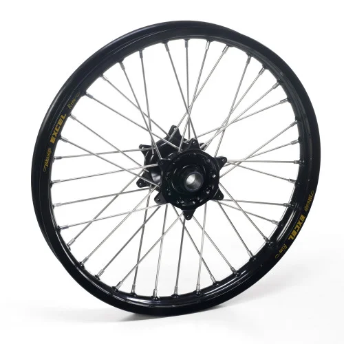 Haan Wheels, Komplett Hjul, 1,60, 21", FRAM, SVART, Kawasaki 19-25 KX450, 24-25 KX450X, 21-25 KX250, 24-25 KX250X Haan Wheels, Komplett Hjul, 1,60, 21", FRAM, SVART, Kawasaki 19-25 KX450, 24-25 KX450X, 21-25 KX250, 24-25 KX250X