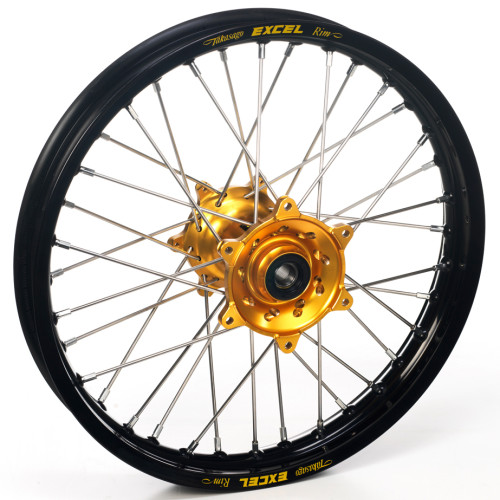 Haan Wheels, Komplett Hjul, 1,85, 19", BAK, SVART GULD, Kawasaki 19-23 KX450, 06-18 KX450F, 03-08 KX250, 19-23 KX250, 04-18 KX250F, 03-08 KX125 Haan Wheels, Komplett Hjul, 1,85, 19", BAK, SVART GULD, Kawasaki 19-23 KX450, 06-18 KX450F, 03-08 KX250, 19-23 KX250, 04-18 KX250F, 03-08 KX125