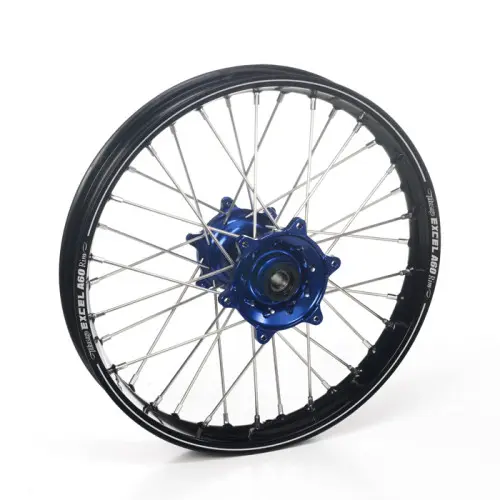 Haan Wheels, Komplett Hjul A60, 1,85, 19", BAK, SVART BLÅ, Yamaha 03-20 WR450F, 03-08 YZ450F, 99-07 WR250, 17-19 WR250, 01-21 WR250F, 08-20 WR250R, 99-23 YZ250, 01-08 YZ250F, 99-07 WR125, 99-23 YZ125, 99-00 WR400F, 01-02 WR426F, 99 YZ400F, FANTIC 22- Haan Wheels, Komplett Hjul A60, 1,85, 19", BAK, SVART BLÅ, Yamaha 03-20 WR450F, 03-08 YZ450F, 99-07 WR250, 17-19 WR250, 01-21 WR250F, 08-20 WR250R, 99-23 YZ250, 01-08 YZ250F, 99-07 WR125, 99-23 YZ125, 99-00 WR400F, 01-02 WR426F, 99 YZ400F, FANTIC 22-