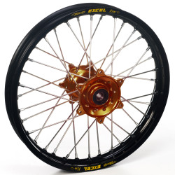 Haan Wheels, Komplett Hjul, 1,40, 19", FRAM, BRONS SVART, KTM 12-24 85 SX, Husqvarna 20-25 TC 85, 19 TC 85 (17/14), 14-19 TC 85 (19/16), GasGas 21-25 MC 85