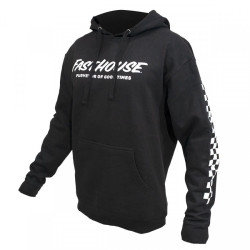Fasthouse, Logo Hooded Pullover, VUXEN, L, SVART