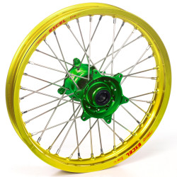 Haan Wheels, Komplett Hjul, 1,60, 12", BAK, GUL GRÖN, KTM 02-15 65 SX