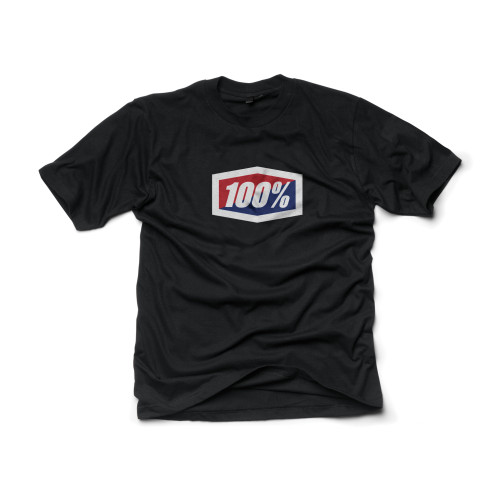 100%, TEE-SHIRT OFFICIAL, VUXEN, S, SVART