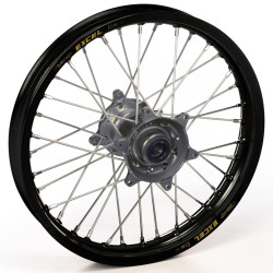 Haan Wheels, Komplett Hjul, 1,85, 16", BAK, SVART GRÅ, KTM 04-20 85 SX, Husqvarna 20 TC 85, 19 TC 85 (17/14), 14-19 TC 85 (19/16)