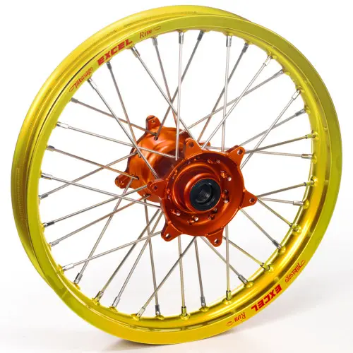 Haan Wheels, Komplett Hjul, 2,15, 19", BAK, GUL ORANGE, KTM 16-23 450 EXC-F, 13-22 450 SX-F, 18-22 250 EXC TPI/300 EXC TPI, 23 250 EXC/150 EXC/300 EXC, 16-17 250 EXC/300 EXC, 16-23 250 EXC-F, 13-22 250 SX/250 SX-F, 16-23 350 EXC-F, 13-22 350 SX-F, 16 Haan Wheels, Komplett Hjul, 2,15, 19", BAK, GUL ORANGE, KTM 16-23 450 EXC-F, 13-22 450 SX-F, 18-22 250 EXC TPI/300 EXC TPI, 23 250 EXC/150 EXC/300 EXC, 16-17 250 EXC/300 EXC, 16-23 250 EXC-F, 13-22 250 SX/250 SX-F, 16-23 350 EXC-F, 13-22 350 SX-F, 16