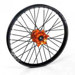 Haan Wheels, Komplett Hjul A60, 1,60, 21", FRAM, SVART ORANGE, KTM 03-15 450 EXC-F, 03-14 450 SX-F, 03-15 250 EXC/250 EXC-F, 03-14 250 SX/250 SX-F, 10-15 350 EXC-F, 10-14 350 SX-F, 03-15 125 EXC/300 EXC, 03-14 125 SX, 07-08 144 SX, 09-14 150 SX, 04-1