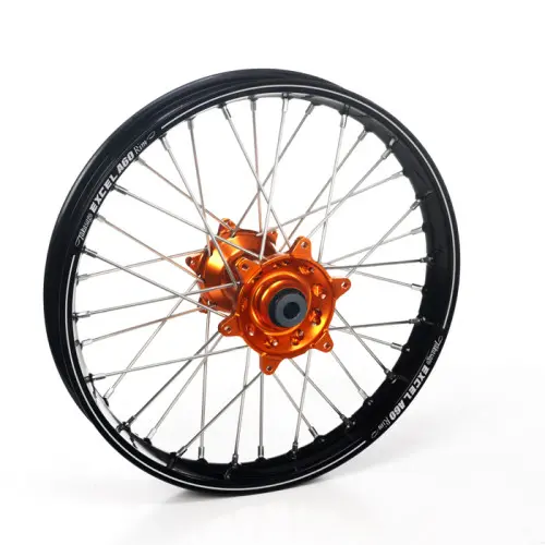 Haan Wheels, Komplett Hjul A60, 2,15, 19", BAK, SVART ORANGE, KTM 23-25 450 SX-F, 23-25 250 SX/250 SX-F, 23-25 350 SX-F, 23-25 125 SX/300 SX, 25 150 SX, Husqvarna 23-24 FC 450, 25 FC 450 /TC 150/TC 300, 23-25 FC 250/TC 250, 23-25 FC 350, 23-25 TC 125 Haan Wheels, Komplett Hjul A60, 2,15, 19", BAK, SVART ORANGE, KTM 23-25 450 SX-F, 23-25 250 SX/250 SX-F, 23-25 350 SX-F, 23-25 125 SX/300 SX, 25 150 SX, Husqvarna 23-24 FC 450, 25 FC 450 /TC 150/TC 300, 23-25 FC 250/TC 250, 23-25 FC 350, 23-25 TC 125