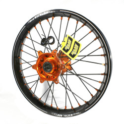 Haan Wheels, Komplett Hjul A60, 2,15, 19", BAK, SVART ORANGE, KTM 16-21 450 EXC-F, 13-21 450 SX-F, 18-21 250 EXC TPI/300 EXC TPI, 16-17 250 EXC/300 EXC, 16-21 250 EXC-F, 13-21 250 SX/250 SX-F, 16-21 350 EXC-F, 13-21 350 SX-F, 16 125 EXC/200 EXC/500 E Haan Wheels, Komplett Hjul A60, 2,15, 19", BAK, SVART ORANGE, KTM 16-21 450 EXC-F, 13-21 450 SX-F, 18-21 250 EXC TPI/300 EXC TPI, 16-17 250 EXC/300 EXC, 16-21 250 EXC-F, 13-21 250 SX/250 SX-F, 16-21 350 EXC-F, 13-21 350 SX-F, 16 125 EXC/200 EXC/500 E