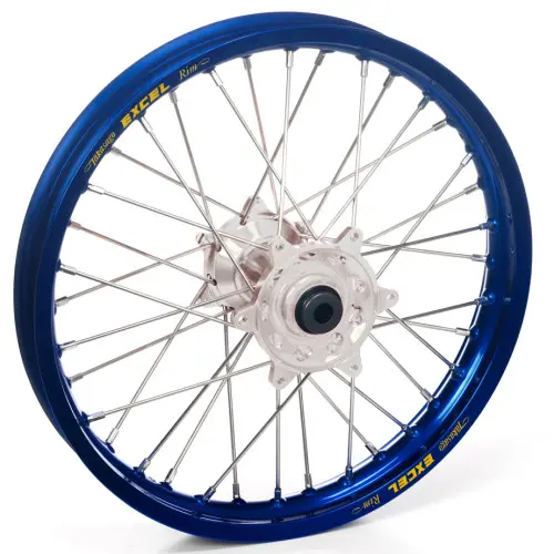 Haan Wheels, Komplett Hjul, 2,15, 19", BAK, SILVER BLÅ, Yamaha 21 WR450F, 09-23 YZ450F, 09-23 YZ250F