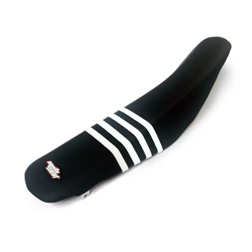 Moto Seat, Sadelöverdrag Stripes, SVART VIT, Honda 00-07 CR250R, 00-07 CR125R Moto Seat, Sadelöverdrag Stripes, SVART VIT, Honda 00-07 CR250R, 00-07 CR125R