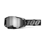 100%, ARMEGA Goggle Black - Silver Flash Mirror Lens, VUXEN 100%, ARMEGA Goggle Black - Silver Flash Mirror Lens, VUXEN