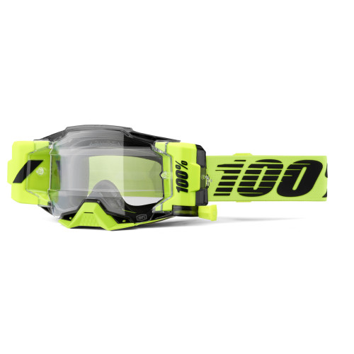 100%, ARMEGA FORECAST Glasögon Neon Yellow - Clear Lens, VUXEN 100%, ARMEGA FORECAST Glasögon Neon Yellow - Clear Lens, VUXEN