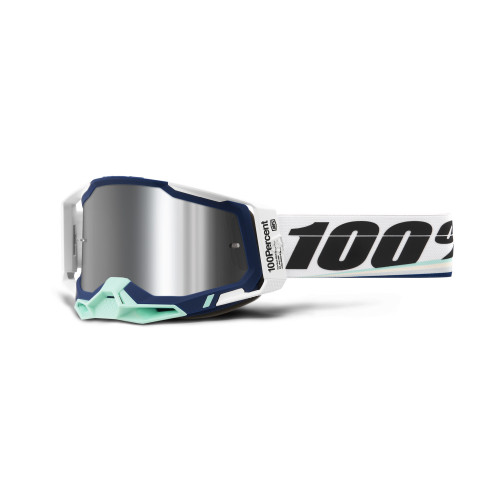 100%, RACECRAFT 2 Glasögon Arsham - Mirror Silver Flash Lens, VUXEN