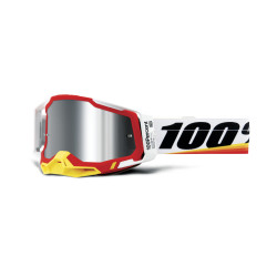 100%, RACECRAFT 2 Glasögon Arsham Red - Mirror Silver Flash Lens, VUXEN 100%, RACECRAFT 2 Glasögon Arsham Red - Mirror Silver Flash Lens, VUXEN