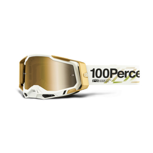 100%, RACECRAFT 2 Goggle Succession - Mirror True Gold Lens, VUXEN