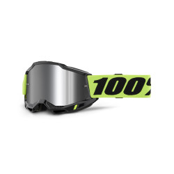100%, ACCURI 2 Glasögon Neon Yellow - Mirror Silver Lens, VUXEN 100%, ACCURI 2 Glasögon Neon Yellow - Mirror Silver Lens, VUXEN