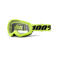 100%, STRATA 2 Glasögon Neon Yellow - Clear Lens, VUXEN 100%, STRATA 2 Glasögon Neon Yellow - Clear Lens, VUXEN