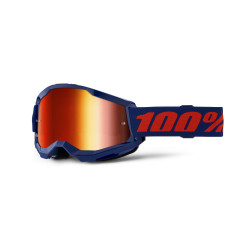 100%, STRATA 2 Glasögon Navy - Mirror Red Lens, VUXEN 100%, STRATA 2 Glasögon Navy - Mirror Red Lens, VUXEN